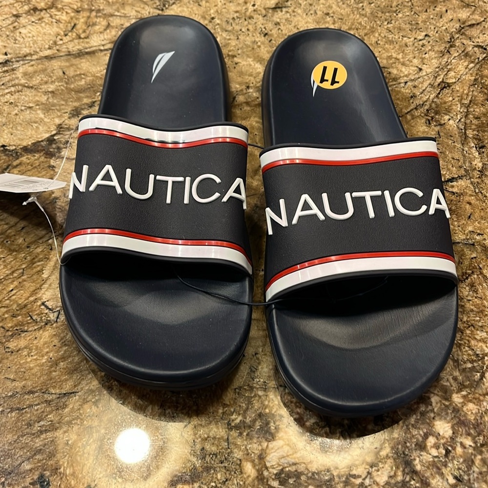 Size 11 Nautica Slides. NWT